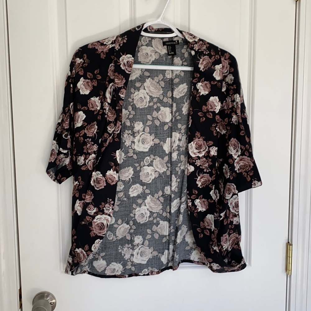 Floral cardigan